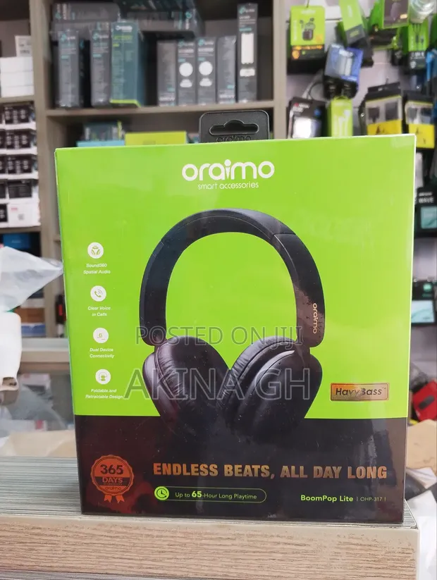 Oraimo Boompop Lite Bluetooth Headset Ohp-317