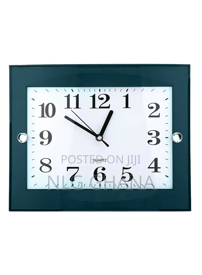11.8" Decorative Silent Wall Clock Non-Ticking. Model Number: