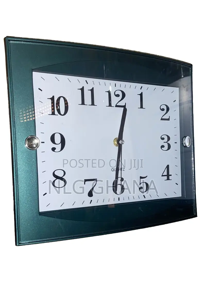 11.8" Decorative Silent Wall Clock Non-Ticking. Model Number: