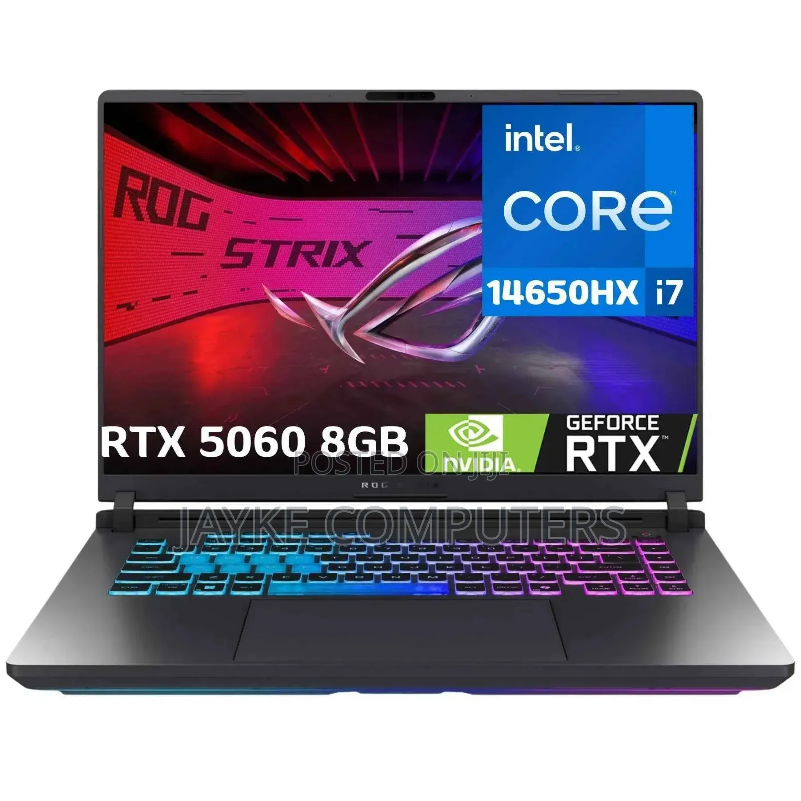 New Laptop Asus ROG Strix G16 G614 16GB Intel Core I7 SSD 1T
