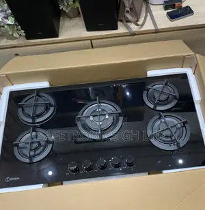 Correct Black Ceramic 5 Hobs Sbi-Ghob-M90gq503 Cooker