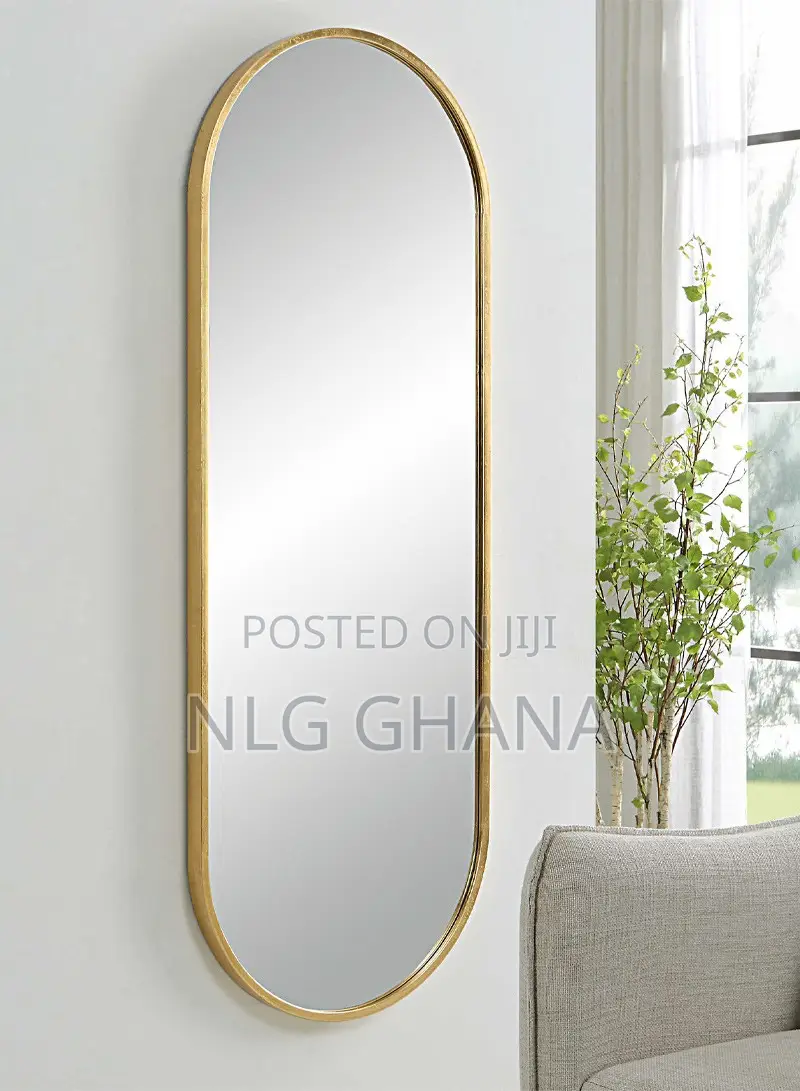 39.4x11.8inch Long Round Edges Mirror, Wall-Mounted Long. Ghx5530