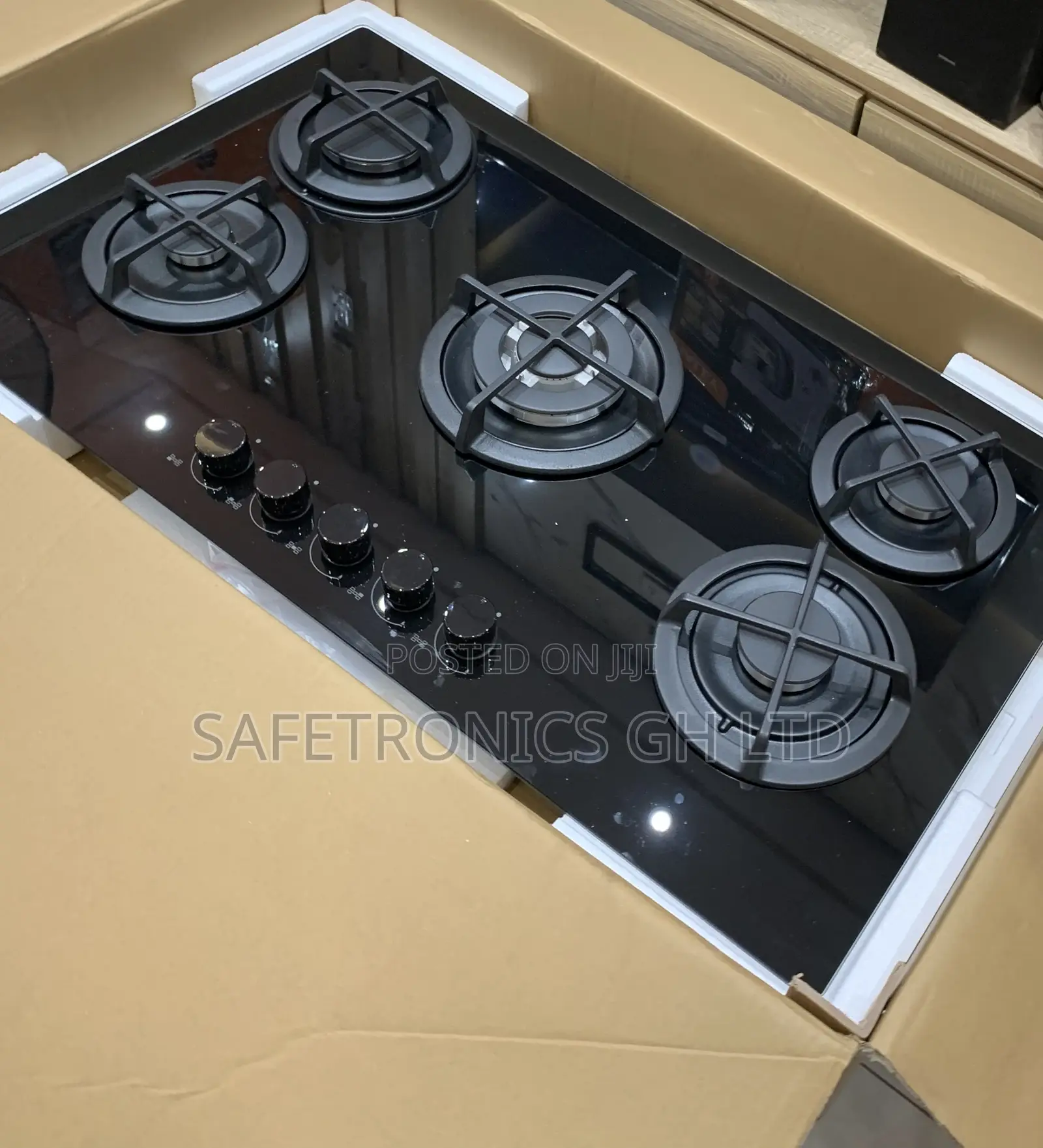 Brand New Black Sigma Sbi-Ghob-M90gq503 Ceramic 90cm 5 Hobs Cooker