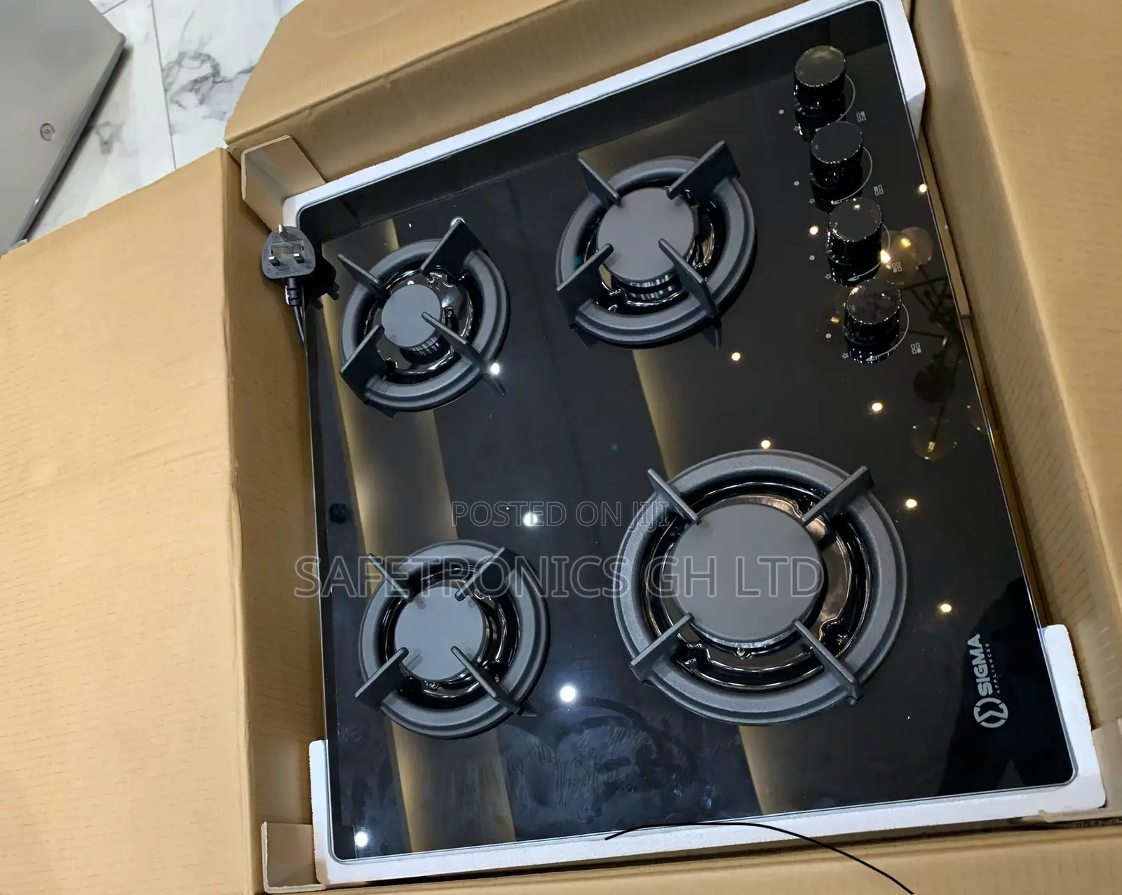 Zealous Ceramic Sigma 4 Hobs Burner Sbi-Ghob-M60gj402 Black