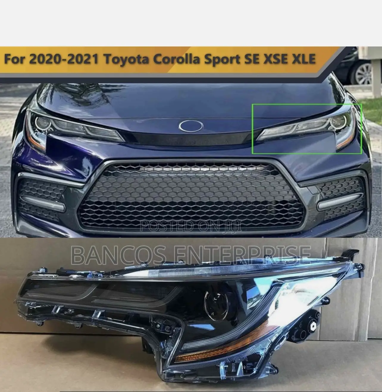 Toyota Corolla 2020-2022 Head Light Led