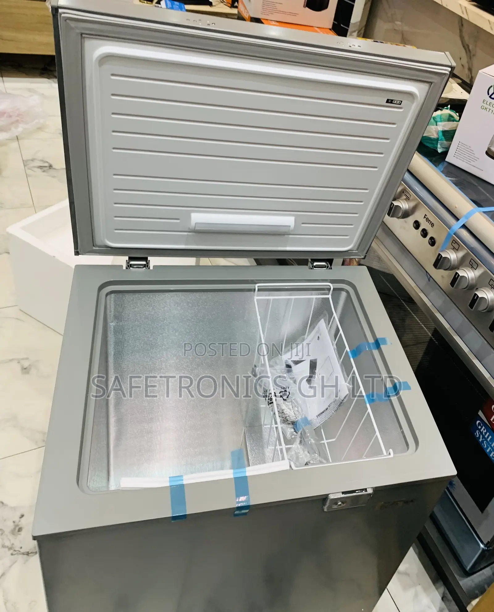 Fast Chilling 142 Liters Sigma Singledoor SCF-160 Grey Freezer