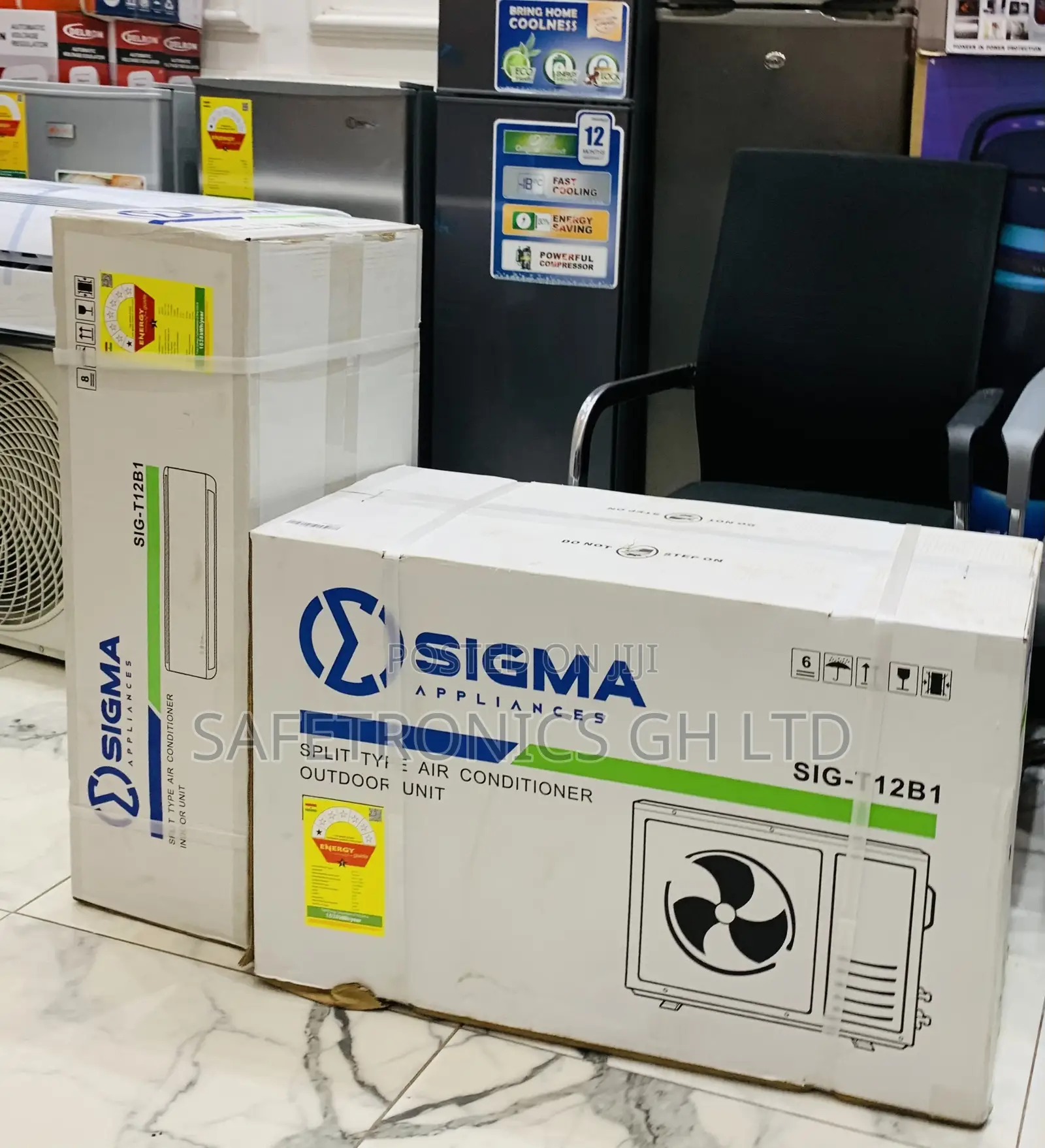 Energy Sufficient Sig-T12b1 White R410a Sigma Split 1.5 Horsepower Ac