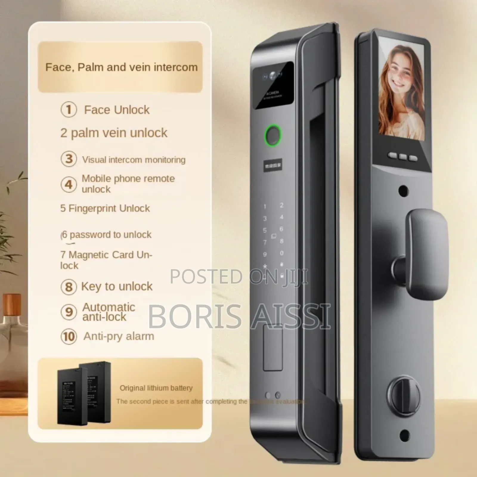 High Quality Security Face Id Smartlock