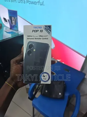 New Tecno Pop 10 128 GB Black