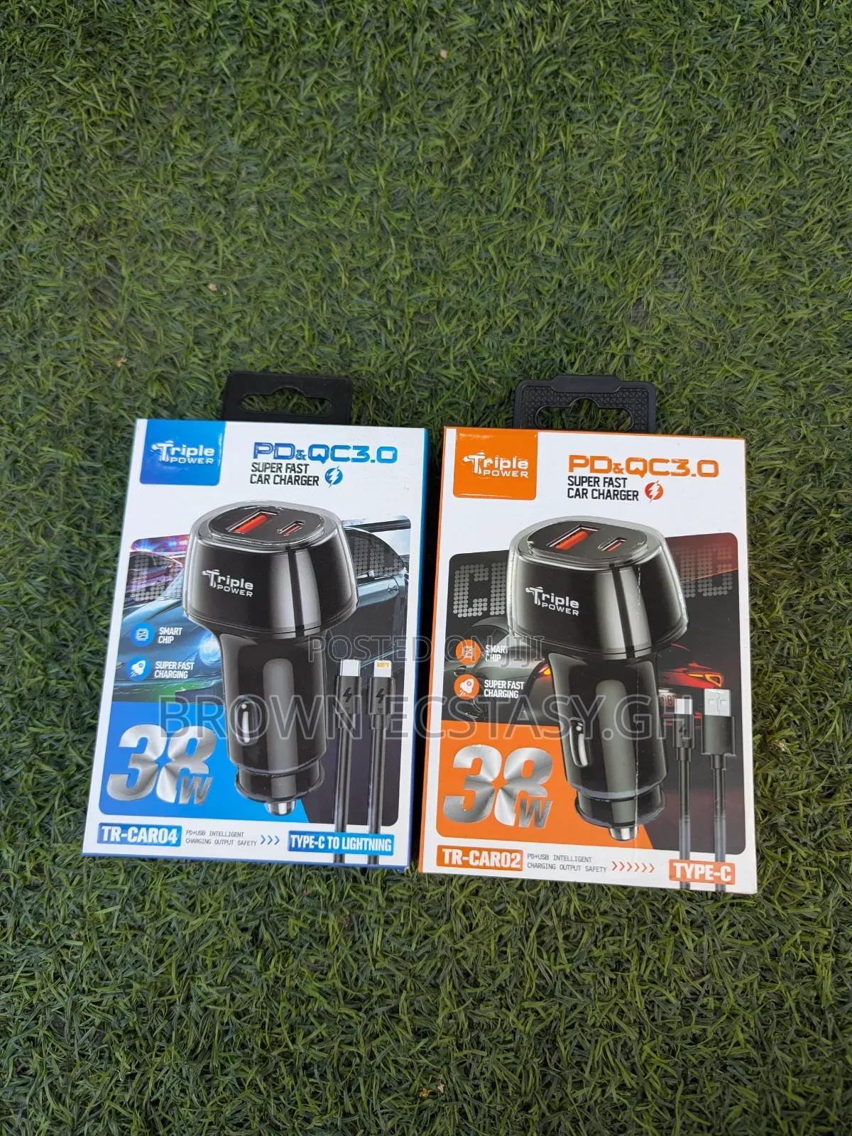 Triple Power 38watts Super Fast Car Charger