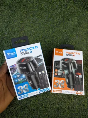 Triple Power 38watts Super Fast Car Charger