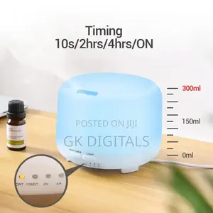 Electric Aroma Diffuser With Led Light - Essential Oil Diffuser