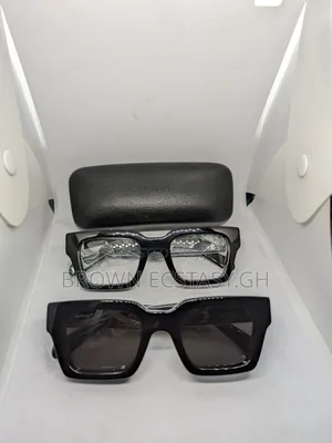 Off White Classic Glasses (Dark Shade Plain)