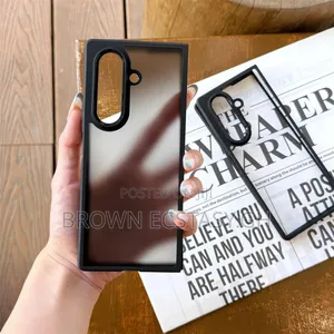 Z Fold 7 Transparent Frosted Shield Case