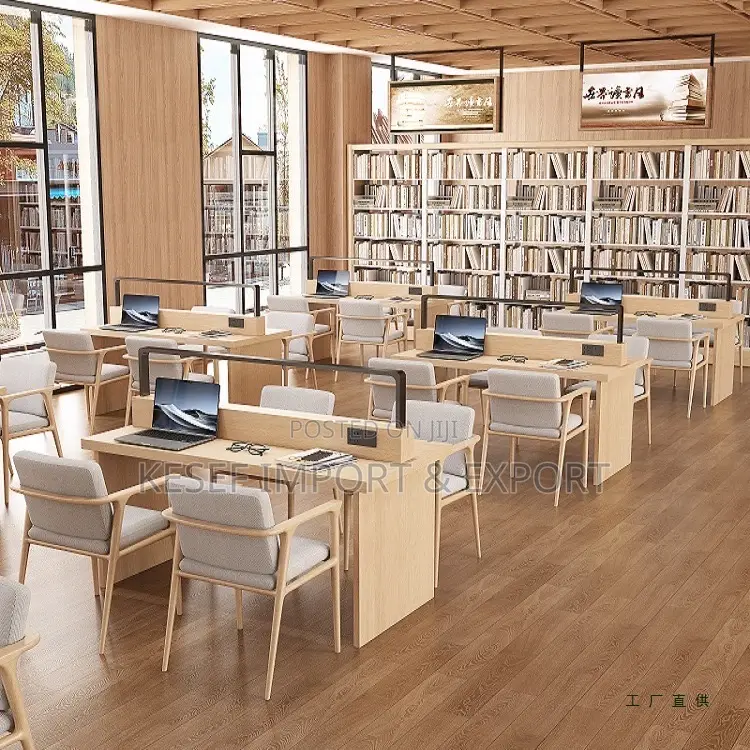 Library Desk Furniture Setup