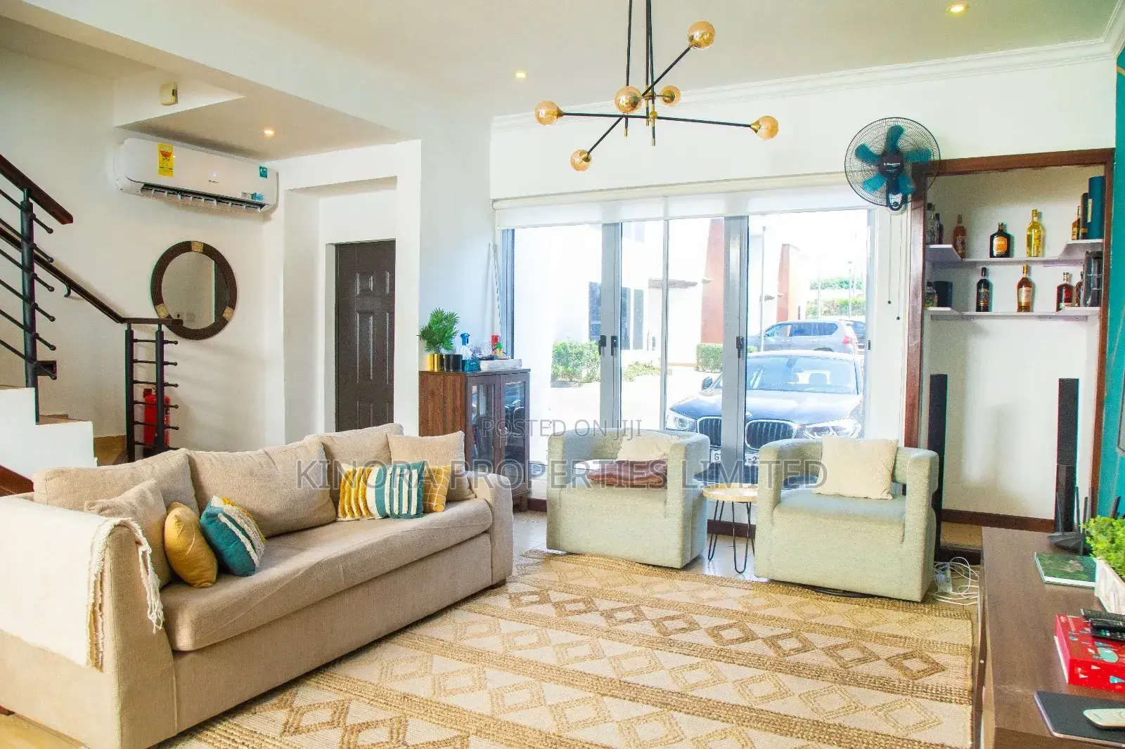 Furnished 4bdrm Townhouse / Terrace in Winsconsin, North Legon for rent