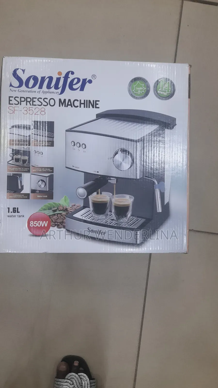 Sonifer Multifunction Coffee Machine High Quality Coffee Maker 850w