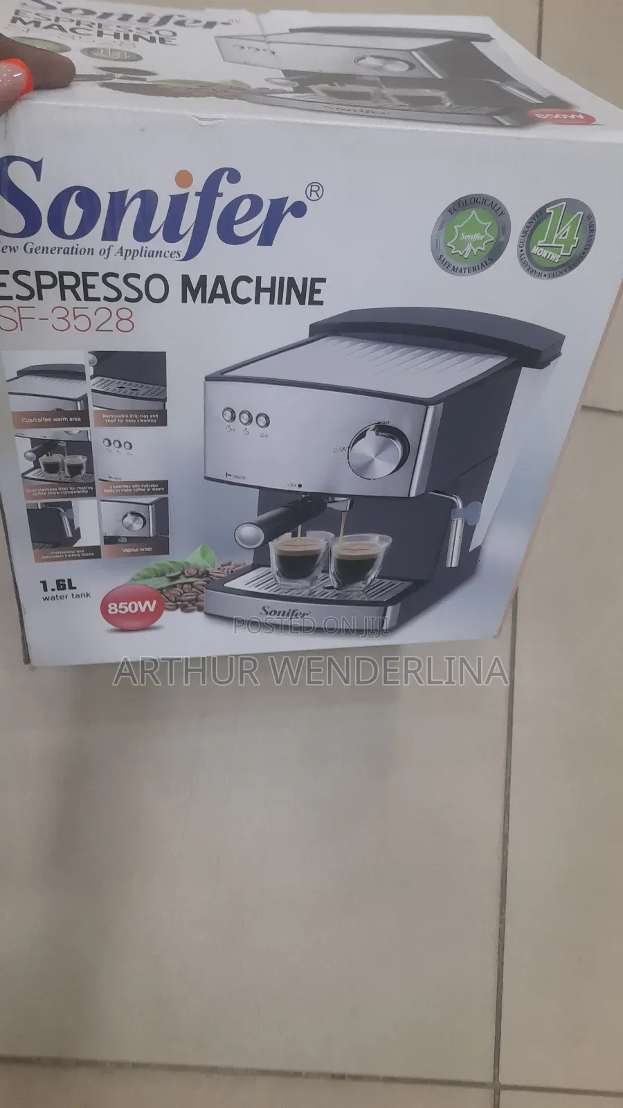 Sonifer Multifunction Coffee Machine High Quality Coffee Maker 850w