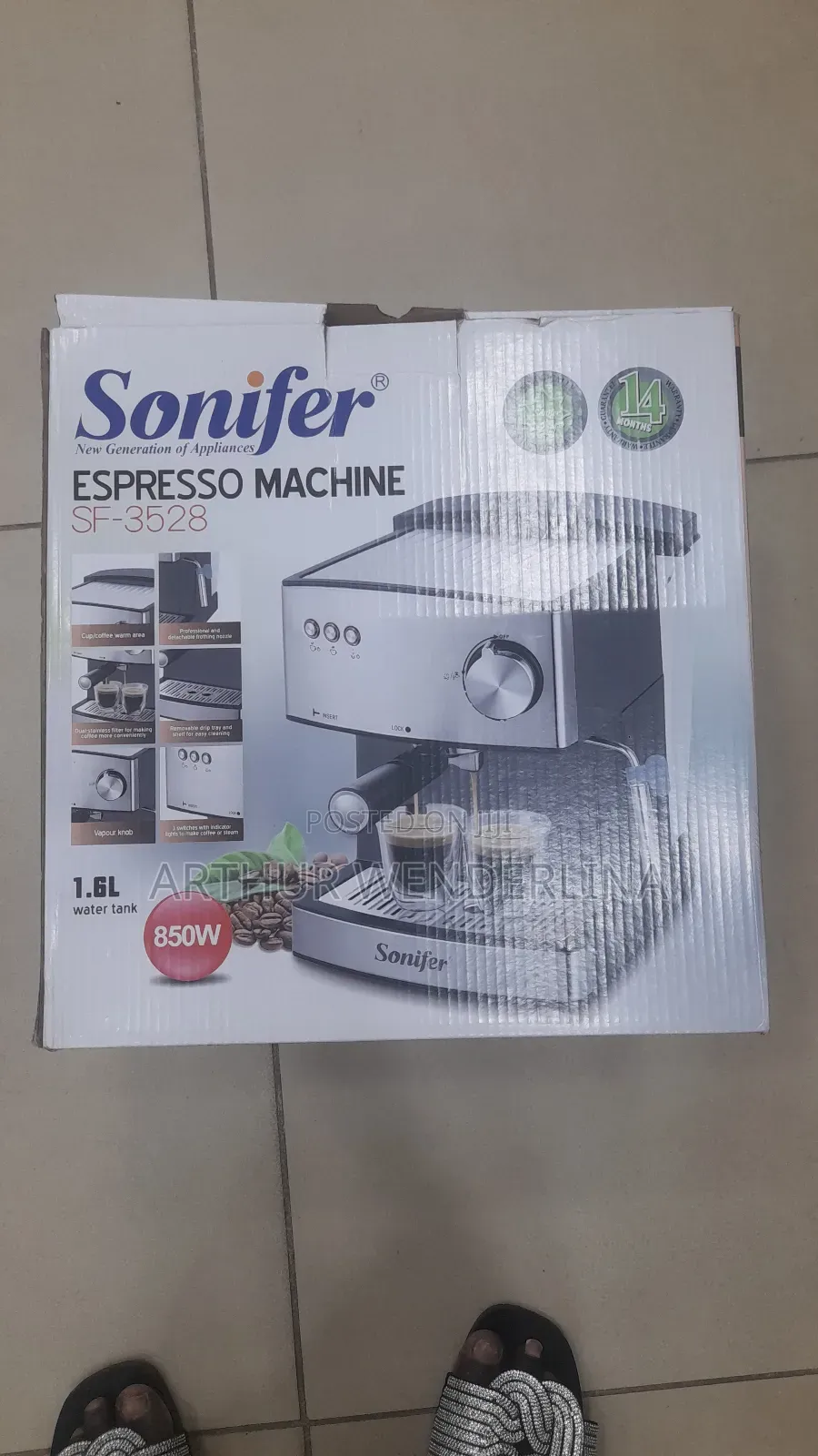 Sonifer Multifunction Coffee Machine High Quality Coffee Maker 850w