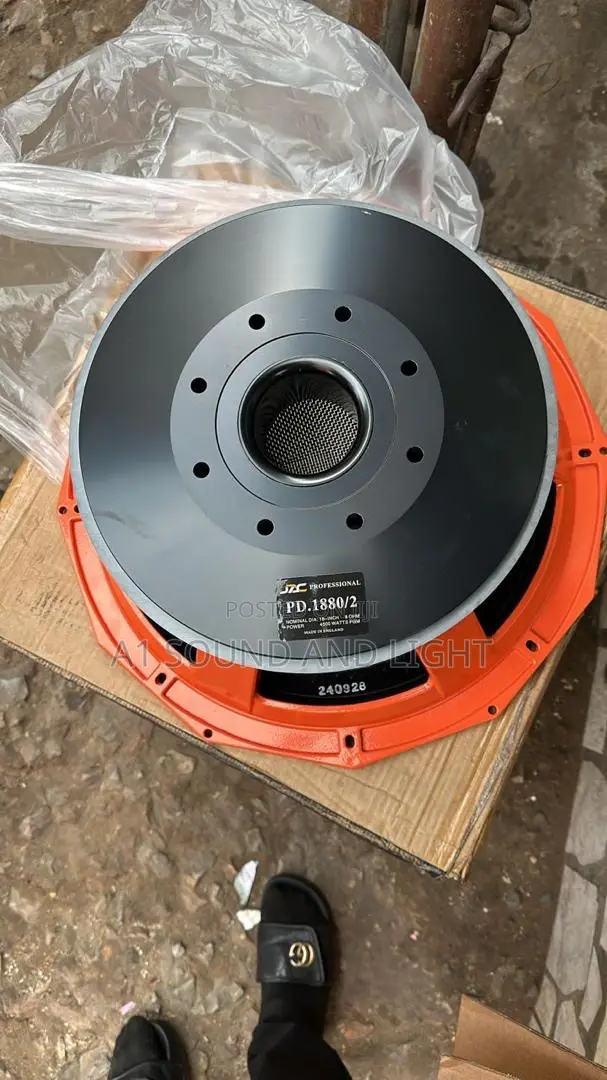 Jac 18” 4500watts Subwoofer Speaker - Pair [Pd.1880/2]