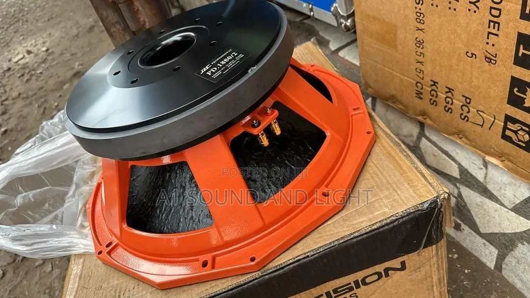 Jac 18” 4500watts Subwoofer Speaker - Pair [Pd.1880/2]