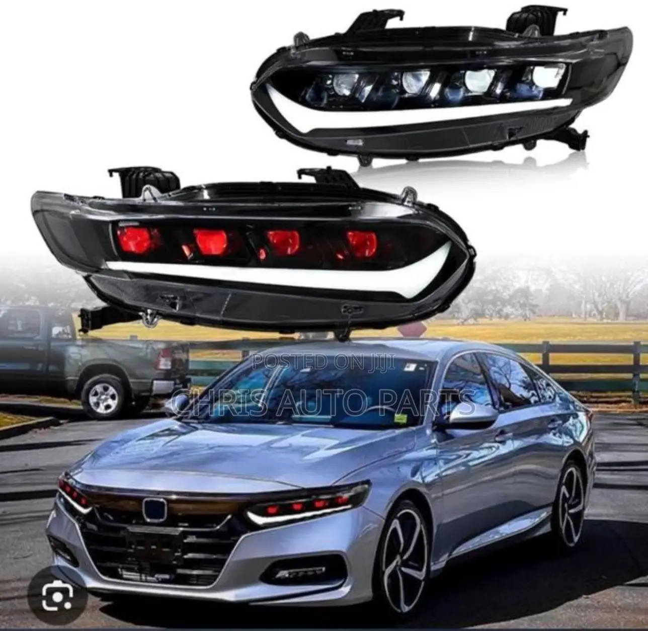 Honda Accord 2019 Led Demon Eye Headlights Available