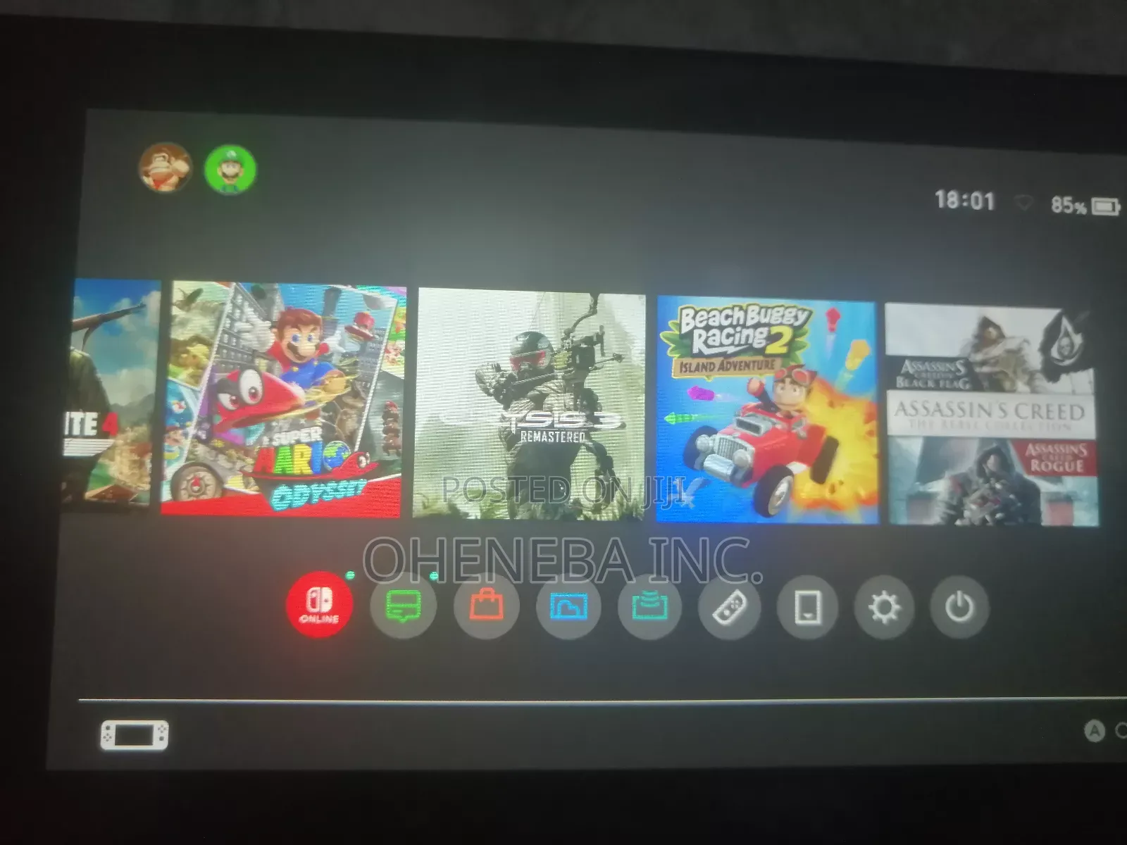 Brand New Nintendo Switch With Fc26 + More Games