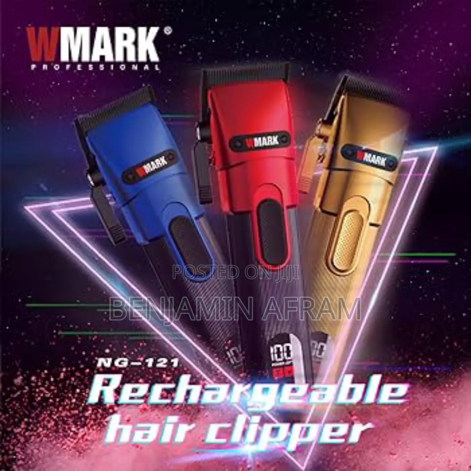 Cordless Wmark Hair Clippers Ng-121