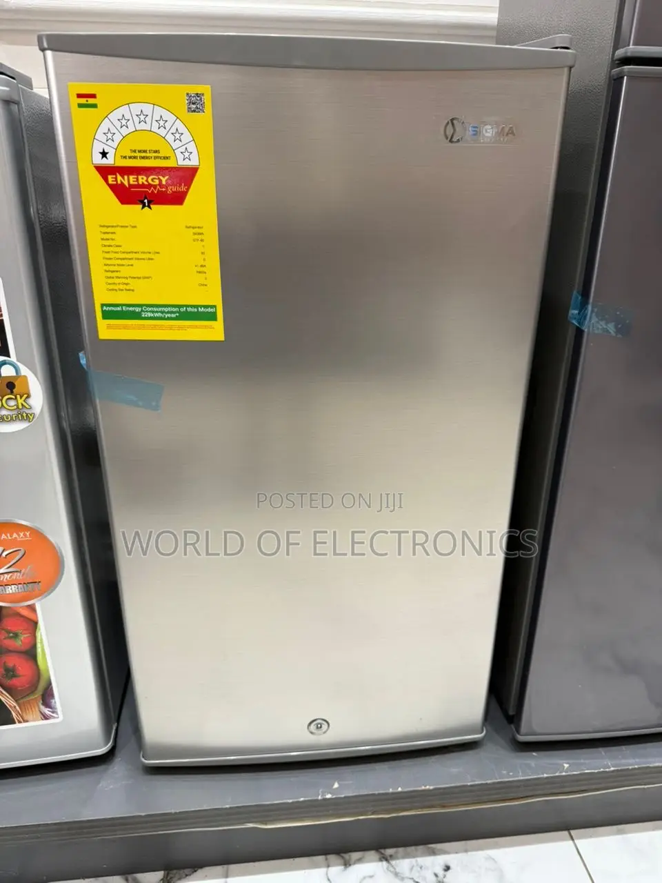 Single Door STF-90. Table Top. 931 With Freezer Fridge Sigma
