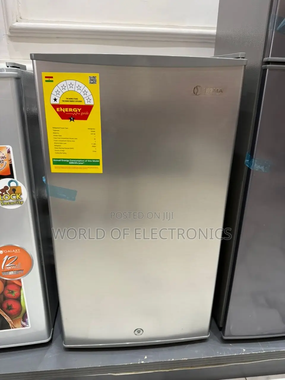 Grab Your Favorite Single Door STF-90. Table Top.93l Freezer Sigma