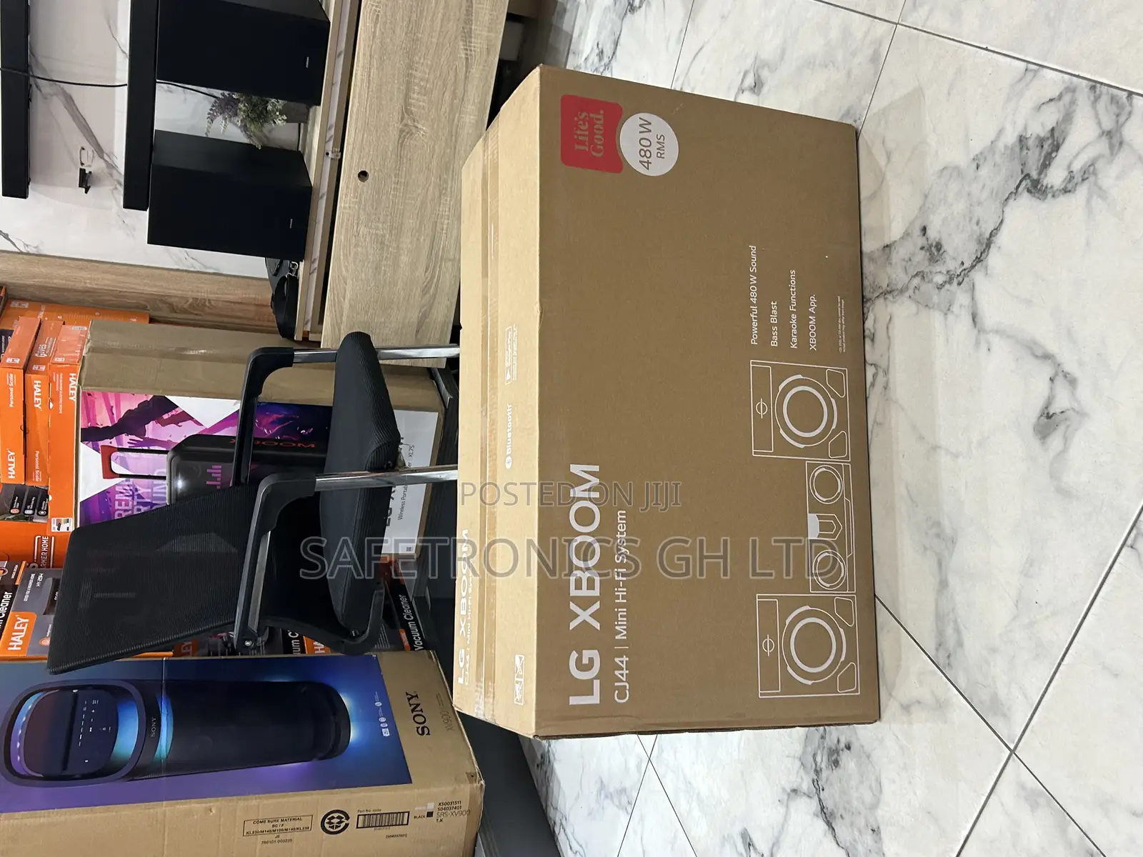 Original New Lg 480 Watts Bluetooth Cj44 X-Boom Speaker