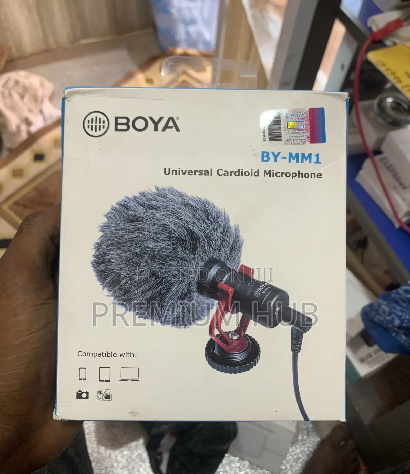 Boya Cardioid Microphone.