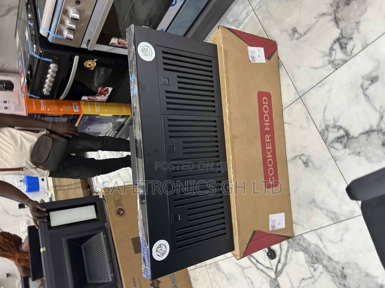 Just Get Approved Kenwood Black 90cm Heat Extractor