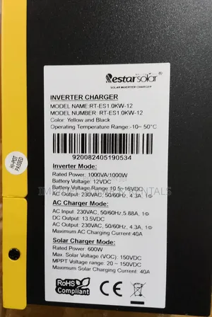 1kw 12v Hybrid Solar Inverter