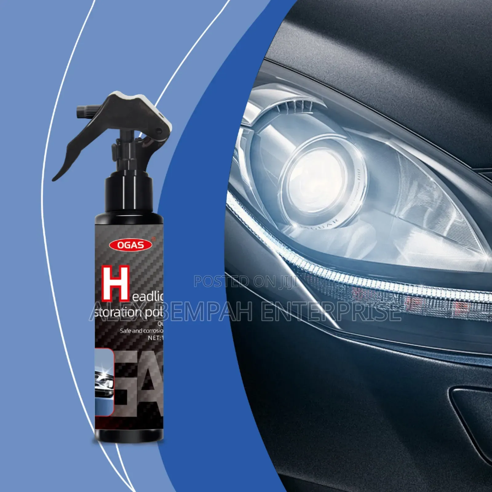 Ogas Car Headlight Cleaner