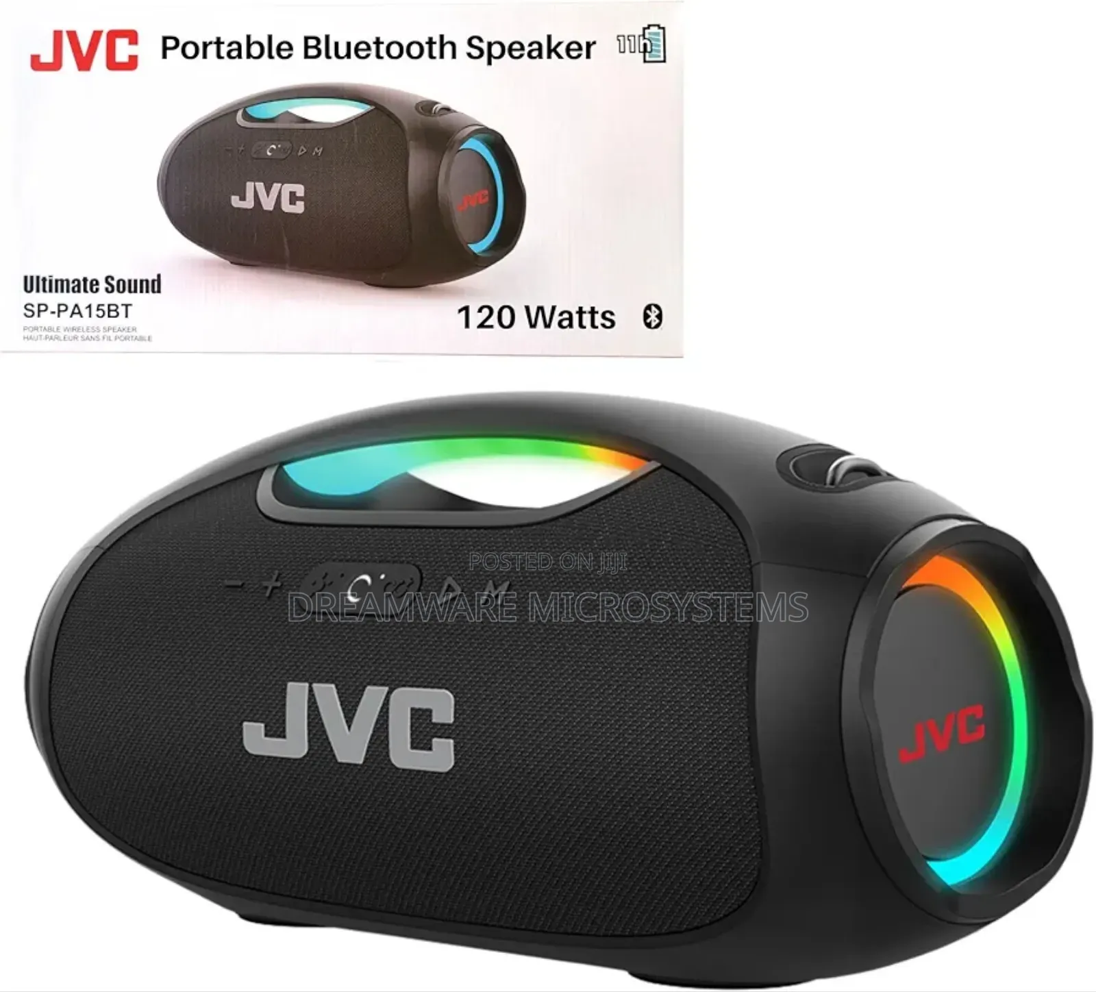 JVC Portable Wireless Bluetooth Speaker