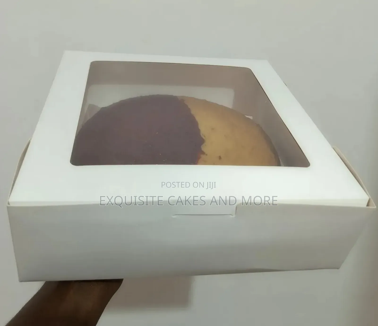 8 Inch Raw / Plain Cake, Two Flavours