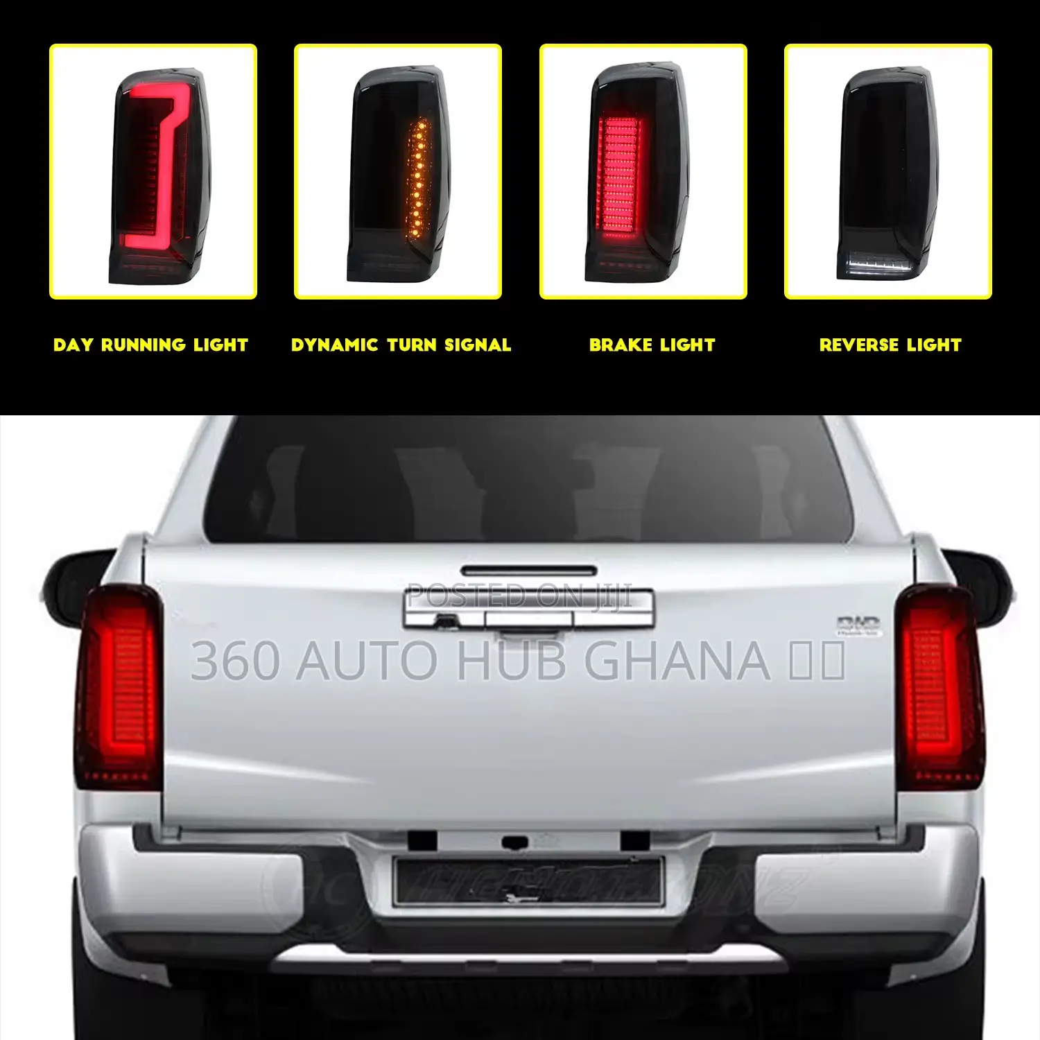 Smoked Tail Light for Mitsubishi L200