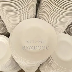 White Ceramic Plates: Rent