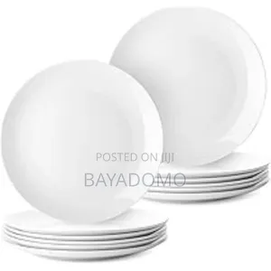 Round Ceramic Plates: Rent!
