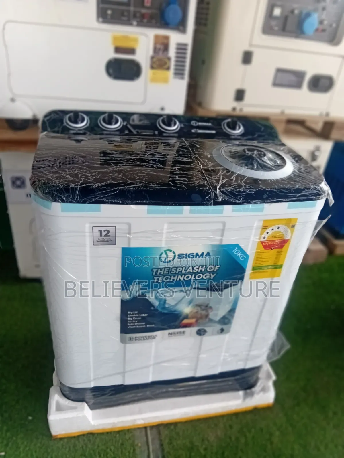 Sigma10.0kg Washing Machine Affordable and Efficient Washing