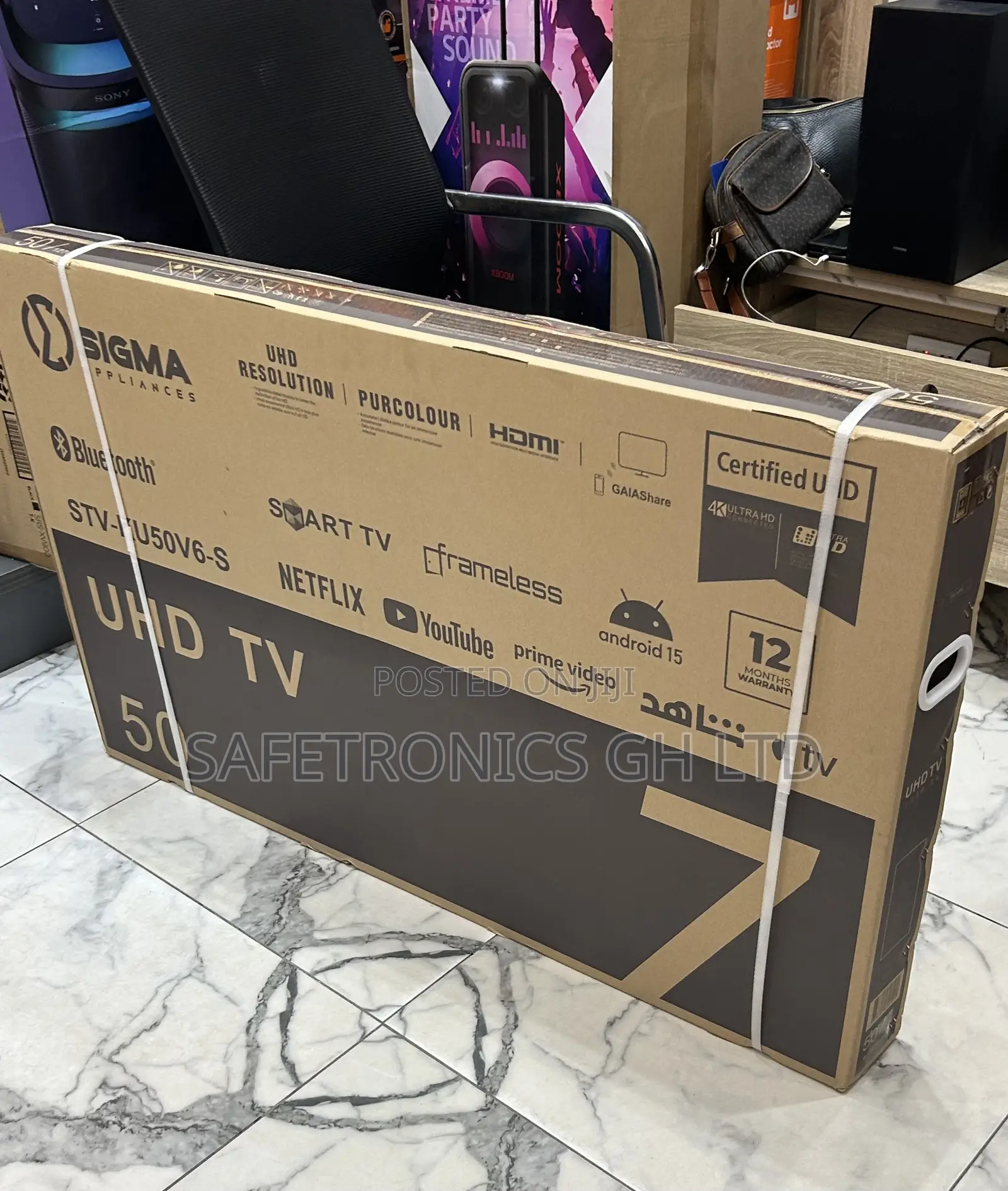 New Purchase Led 50 Inch Smart Sigma Clear Screen Tv Sig-Ku50v6-S