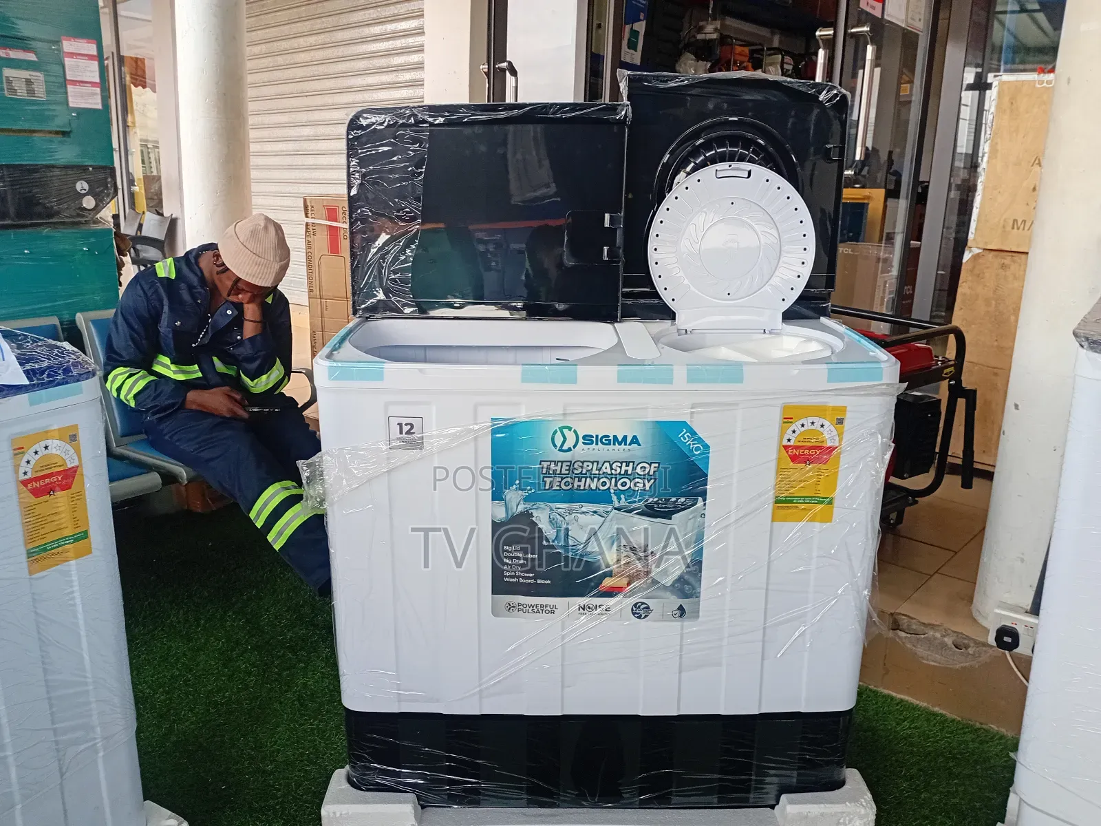 Sigma 15kg Heavy Load Washer – Reliable Performance