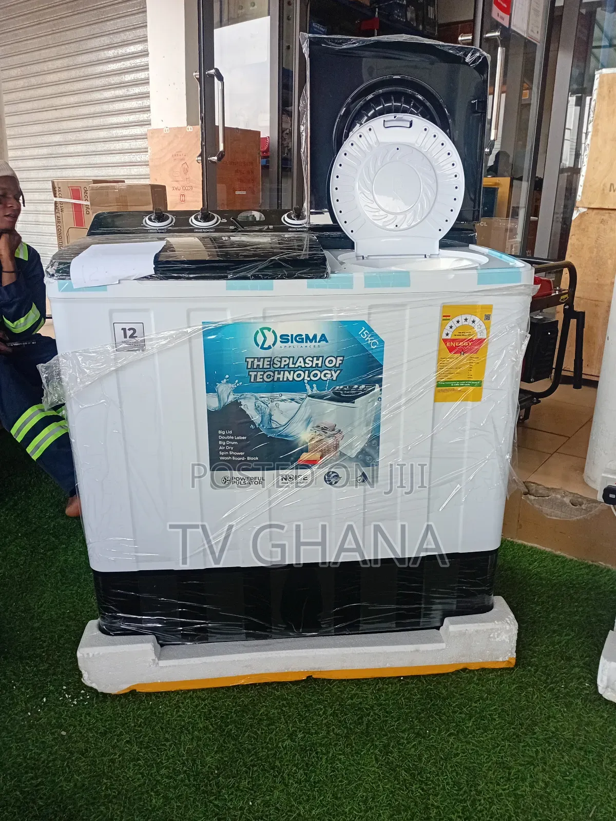 Sigma 15kg Smart Washer – Save Time, Wash More