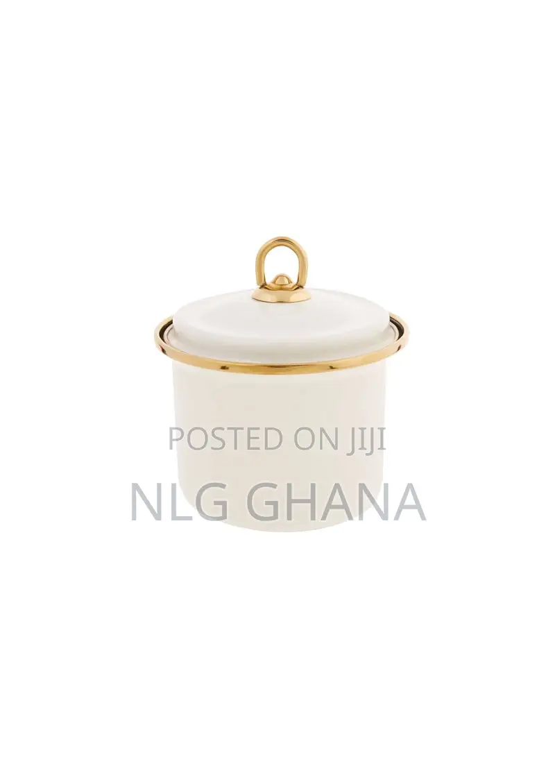 3 PCS Retro Cream Enamel Storage Container. Kar1160