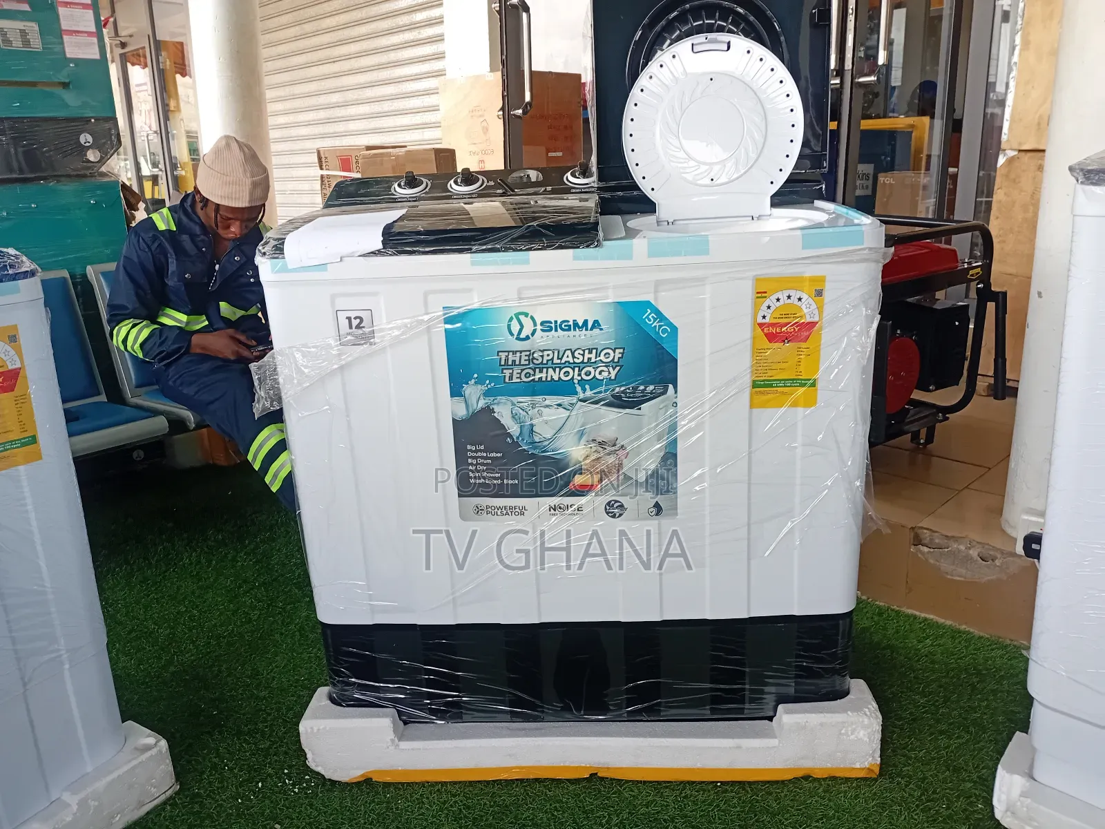 Sigma 15kg Top Load Washer – Built for Large Families