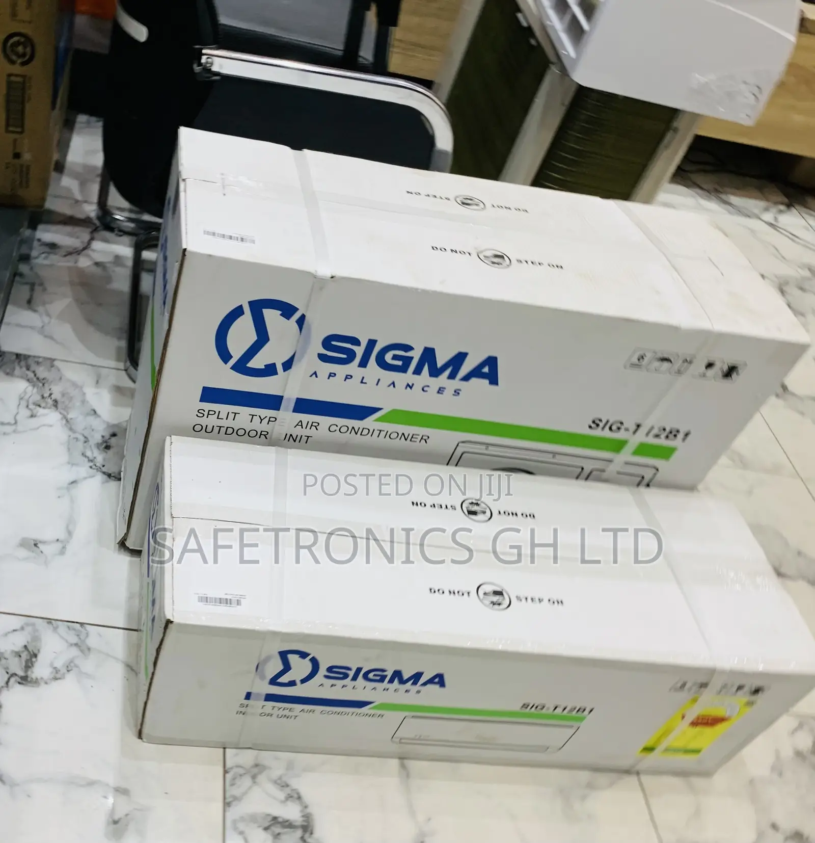 New Peaceful Split R410 1.5 Horsepower Sigma Sig-T12b1 White Ac