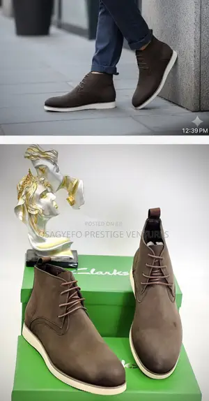 Quality Clarks Boot Coffee
