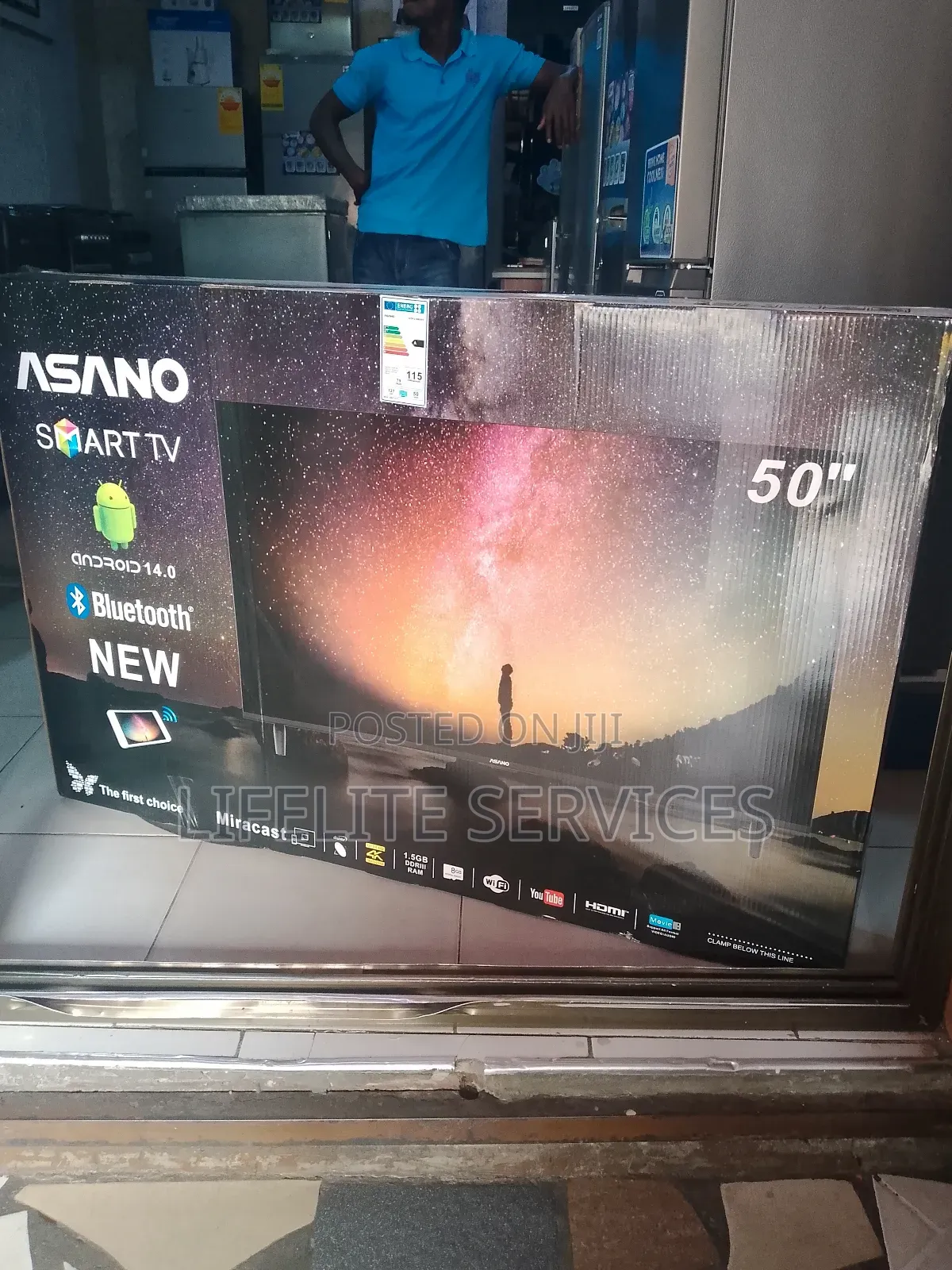 Asano 50" Smart Tv+ Bluetooth Function