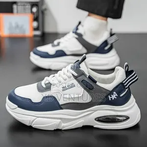 Men Versatile
White and Blue
Sneakers